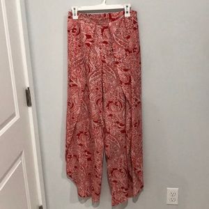 Sady & Lu Red Bandana Hankerchief Pants